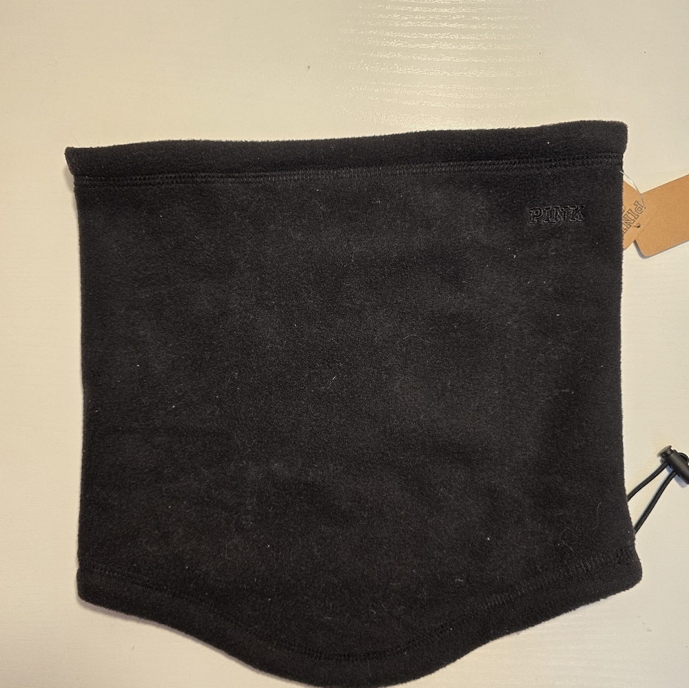PINK by victoria secret Black Fleece Neck Warmer